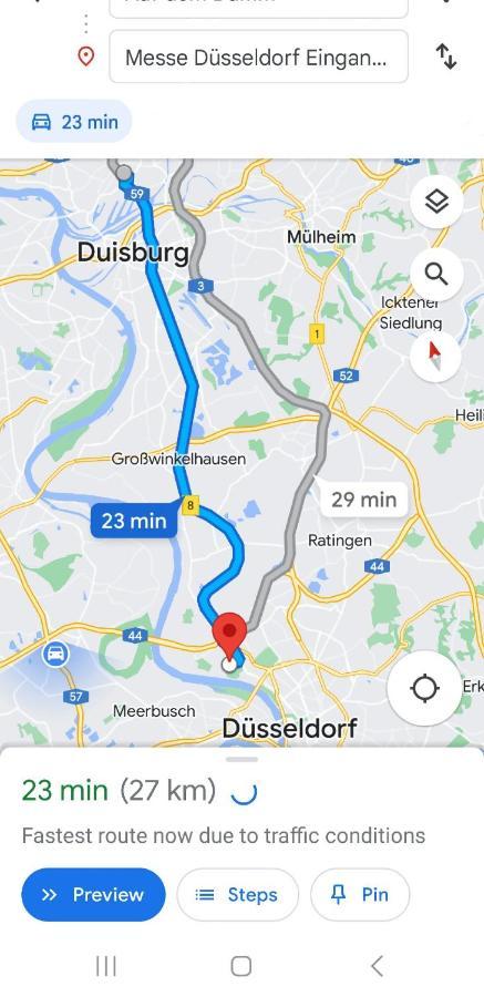 Apartment Naehe Duesseldorf Messe Expo, Airport, Train Station 뒤스부르크 외부 사진